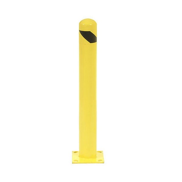 Global Industrial 24 Inch High Round Bollard, Yellow 337326R - main